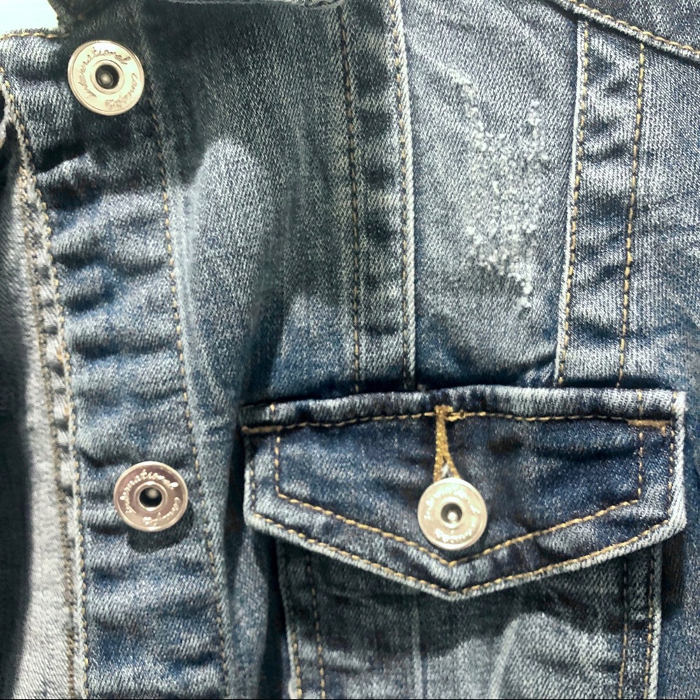 INC International Concepts Jean Jacket - Picture 3 of 7